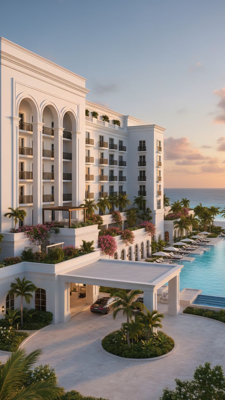 Building balcony and exterior