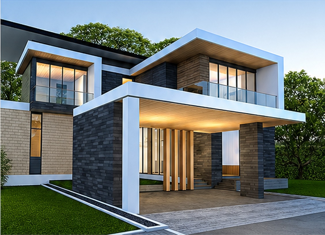 Modern residential building